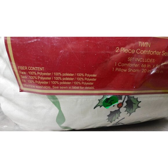 Spode Christmas Tree Twin Comforter Set - Picture 5 of 6